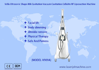 Vertical Vela Shape Machine Rf Roller Vacuum 40k Cavitation For Body