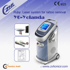 1064nm / 532nm ND Yag Laser Tattoo Removal Machine , High Energy Dermatology Equipment