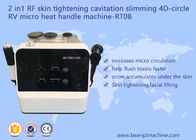 2 In 1 RF Beauty Equipment Skin Tightening Cavitation Slimming 4D Circle Rv Micro Heat Handle Machine
