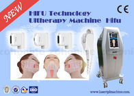 Skin Tightening / Face Lifting HIFU Machine Vertical 7MHz / 4MHz With Transducer Handle