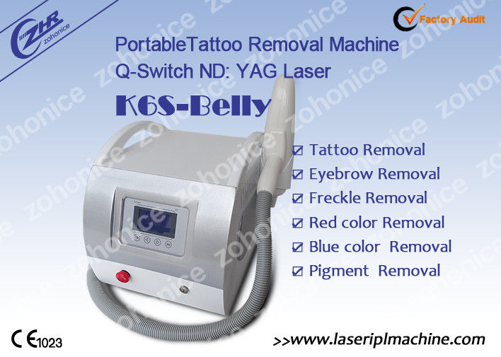 Professional Mini Laser Tattoo Removal Machine K6S - Belly For Skin Pigment