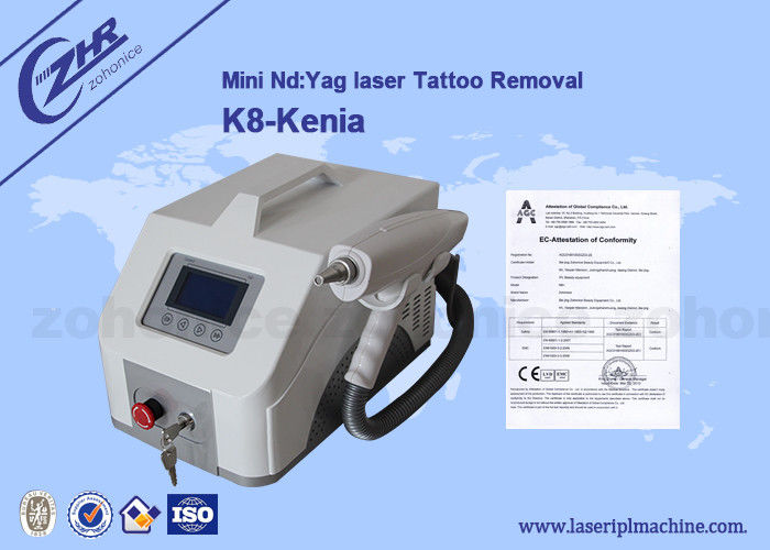 1000MJ Professional Q Switch ND Yag Laser Machine For Tattoo Removal