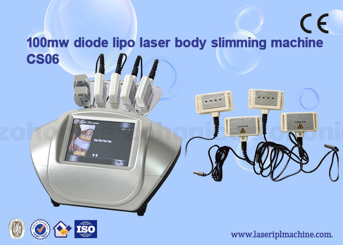 Portable diode lipo laser for body shaping , 3 in 1 laser fat cutting machine