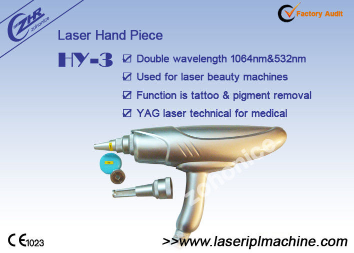 Tattoo / Pigment Removal Laser Handle Hy-3 With Yag Laser Technical For Medical