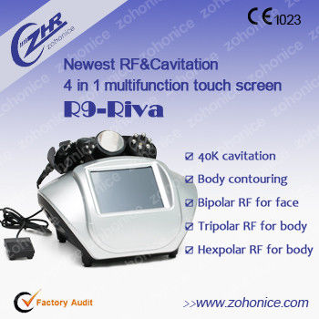 Multipolar RF Beauty Cavitation Body Slimming Machine For Skin Tightening