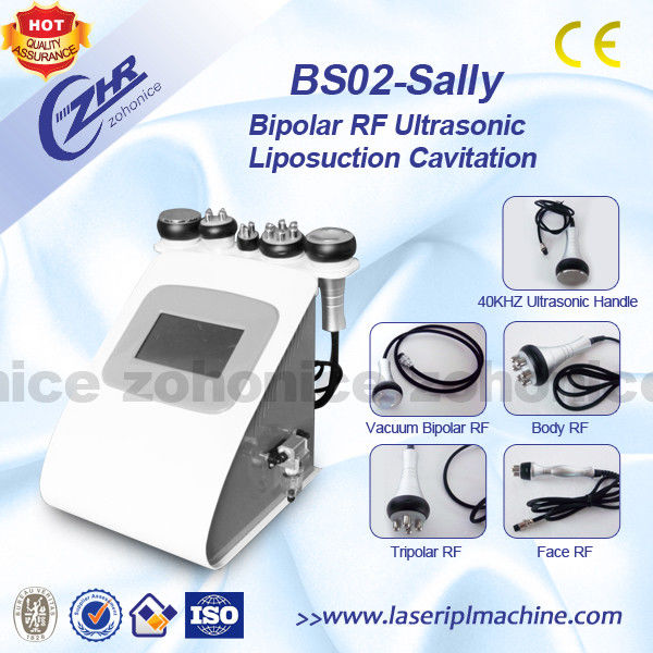 Bipolar RF Vacuum Cavitation Body Slimming Machine Liposuction For Body Slimming