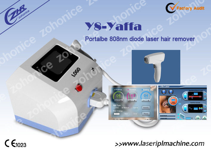 Safe Diode Laser Hair Removal Machine  Portable Sapphire Contact Cooling System