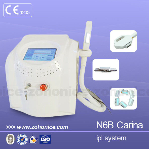 Portable Touch Laser IPL Machine For Hair Remover  , Wrinkle Removal