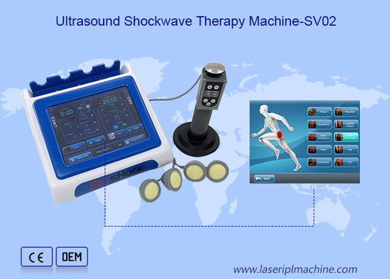 Muscle Growth Shockwave Therapy Equipment Single Handle Ultrasound