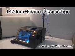 Surgery Laser for Cellulite Removal 1470nm 980nm Fiber Optic Diode Laser Liposuction Machine