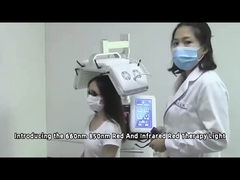 660nm Diode Hair Growth Machine Laser Therapy Machine HR208 1 Year Warranty