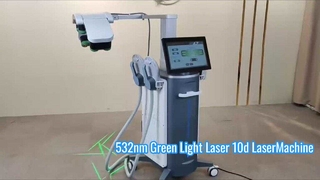 532 Nm Green Light Laser Red Light 10d Laser Fat Reduction Ems Abdominal Machine