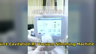 Non Invasive 360 Roller Body Contouring RF Vacuum 40K Cavitation Velashaping Slimming Machine