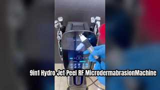 9in1 Hydro Co2 Bubble Oxygen Jet Peel Skin Rejuvenation RF Microdermabrasion Machine