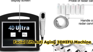 Facial Lift Anti Aging 3D HIFU Machine Ultrasound Body Slimming Beauty Machine