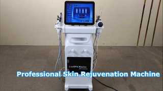 12in1 Hydrodermabrasion Skin Care RF Oxygen Facial Plasma Oxygen Spray Microdermabrasion Equipment