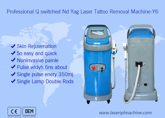 Professional Q switched Nd Yag Medical 1064nm 532nm Laser Tattoo Removal Machine