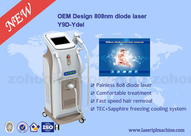 Touch Screen Professional 808 Diode Laser Hair Removal Machine For Body