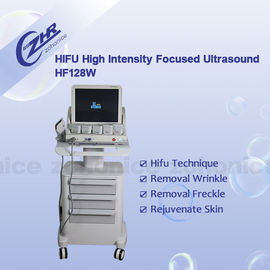 Hifu high intensity focused ultrasound for face lifting with vertical stand