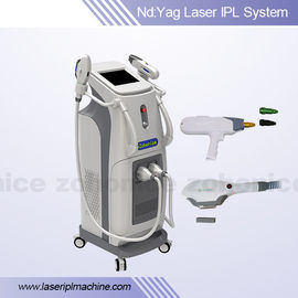 Combined e-light nd yag laser hair removal settings , skin care machine