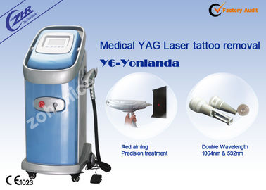 Vertical Laser Tattoo Removal Machine Q switch Nd Yag Laser With High Energy