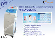 Diode Laser Hair Removal Machine 808nm For Cheek Hair / Lip Removal