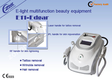 Winding Cooling E Light IPL RF Machine for Color Tattoo Flecks Removal