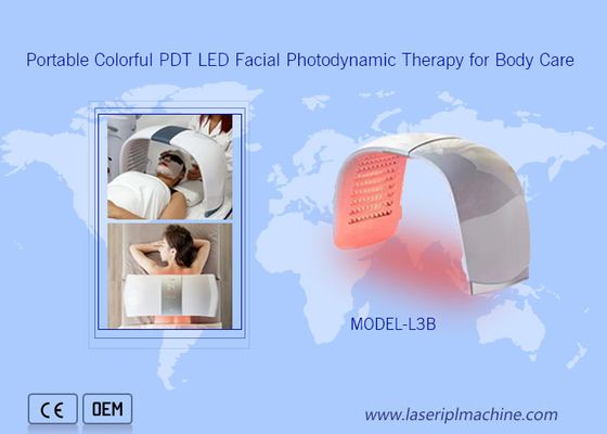Salon Use Portable Colorful Pdt Led Photodynamic Therapy Machine For Aging Skin