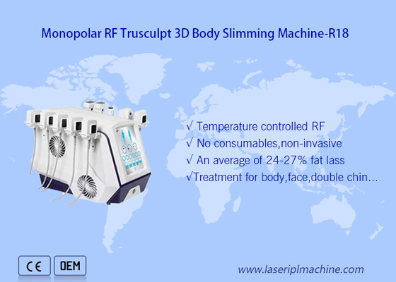 Monopolar Rf Beauty Equipment Trusculpt 3d Body Slimming Fat Reduce 5MHz