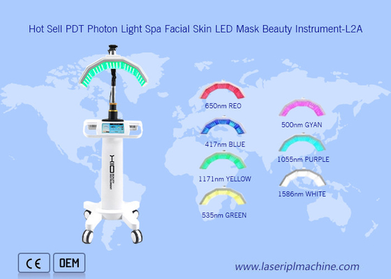 Hot Sell Skin Rejuvenation 7 Colors Pdt Led Light Therapy Machine For Clinic