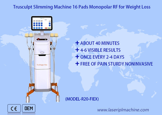 2mhz Monopolar Radio Frequency Machine Weight Loss Cellulite Removal Trushape Flex