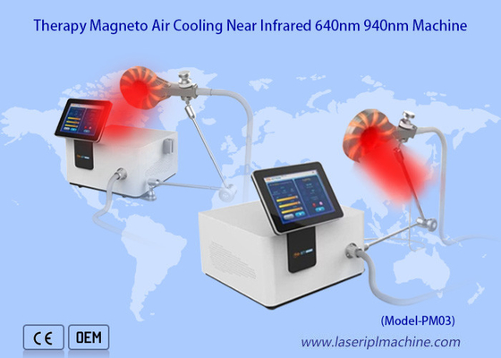 100-300 Khz Air Cooling Magneto Therapy Machine Sport Injuries Joint Pain Relief Physio