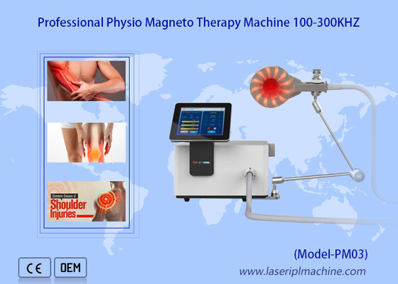 100-300 Khz Air Cooling Magneto Therapy Machine Sport Injuries Joint Pain Relief Physio