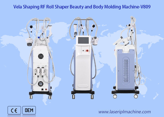 Professional 640nm Cavitation Machine Body Slimming Vela Infrared Laser Rf Roll Shaper 90kpa