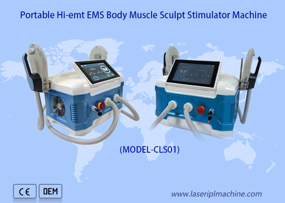 Portable Touch Screen Hi Emt Machine Ems Weight Loss Body Muscle Sculpting