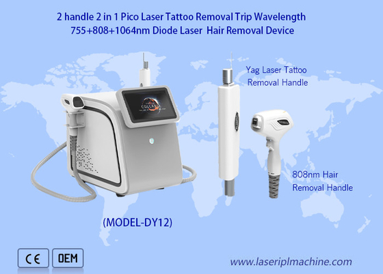 Multifunctional Portable Diode Laser Hair Removal Machine 1064nm/532nm/755nm