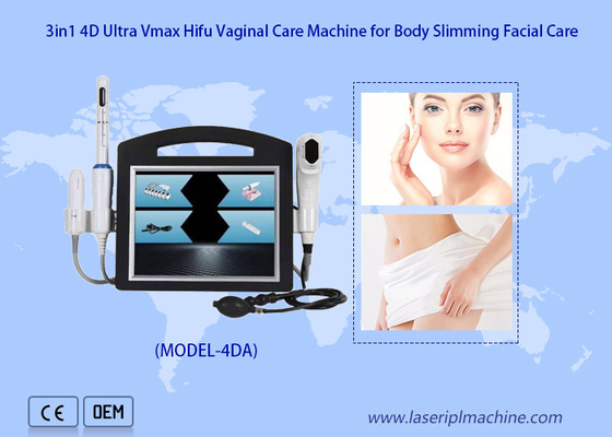 3 In 1 Hifu 4d Machine Portable Anti Aging Vagina Tightening Wrinkle Removal