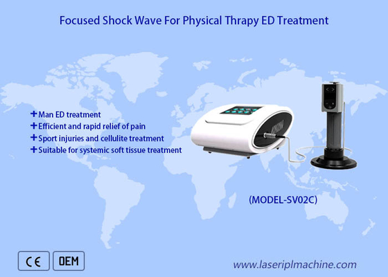 Eswt Focus Therapy Shock Wave Machine Physiotherapy 1-16hz