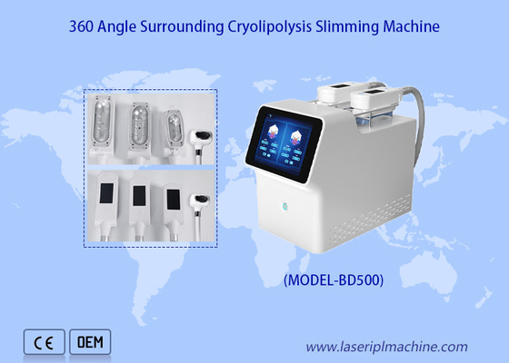 10.4" 360 Angle Surrounding Cryolipolysis Fat Freeze Slimming Machine For Fat Removal