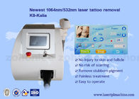 Portable Mini nd yag Laser 1064nm / 532nm Wavelength Tattoo Removal Machine