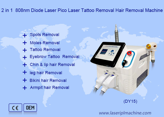 Spa 808 Nm Diode Laser Machine 2 In 1 Hair Removal And Picosecond Tattoo Removal