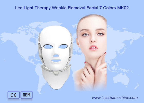 7 Color Led Pdt Facial Wrinkle Removal Light Therapy Mask Home Use