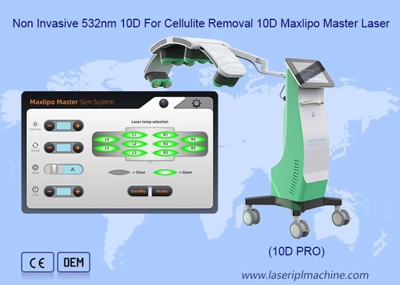 Vertical 10d Rotating Maxlipo Cold Laser Machine Loss Weight Knee Arthritis Treatment