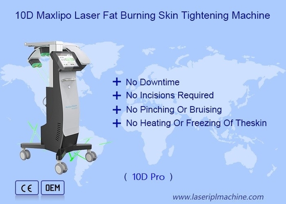 10d Emerald Laser Machine Therapy Non Invasive Fat Loss 635nm 532nm Slimming