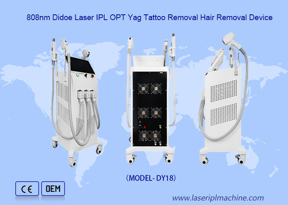 3in1 Ipl 808nm Diode Laser Machine Nd Yag Tattoo Removal Device