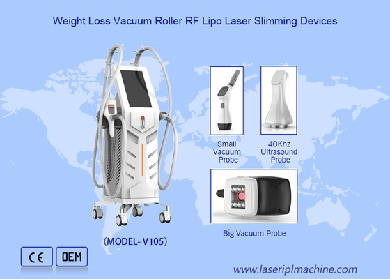 Vacuum Roller Therapy 4 In 1 Cavitation 40k Machine Rf Fat Removal