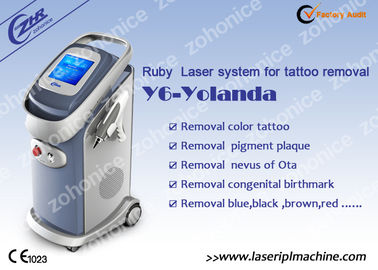 Double Rods Handpiece Q swtich Nd Yag 532nm Professional Laser Tattoo Removal Machine
