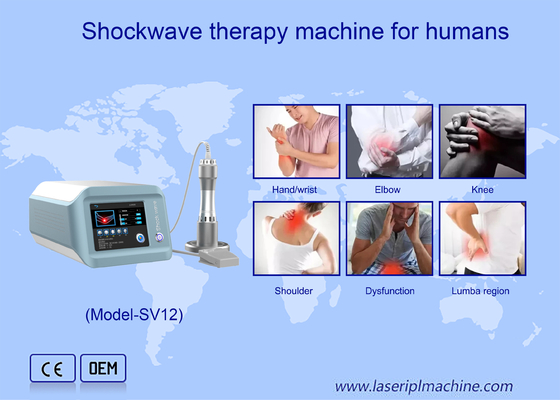 ESWT Shockwave Physiotherapy Pain Relief Sport Injury Treatment Machine