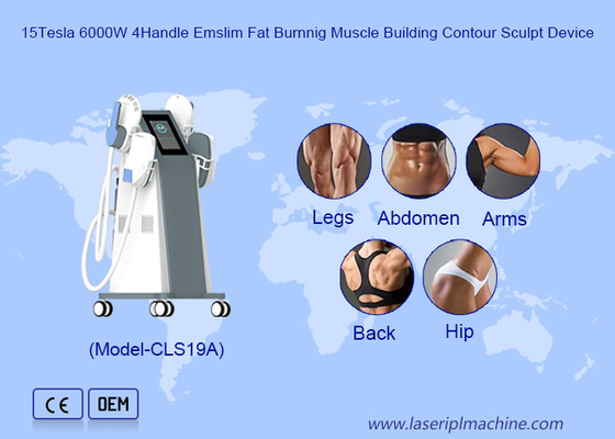 High Frequency EMS Slimming Electromagnetic EMS Shaping Sculpting Machine For Thighs