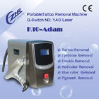 Portable ND YAG Laser Tattoo Removal Machine 1064nm / 532nm For Beauty Salon